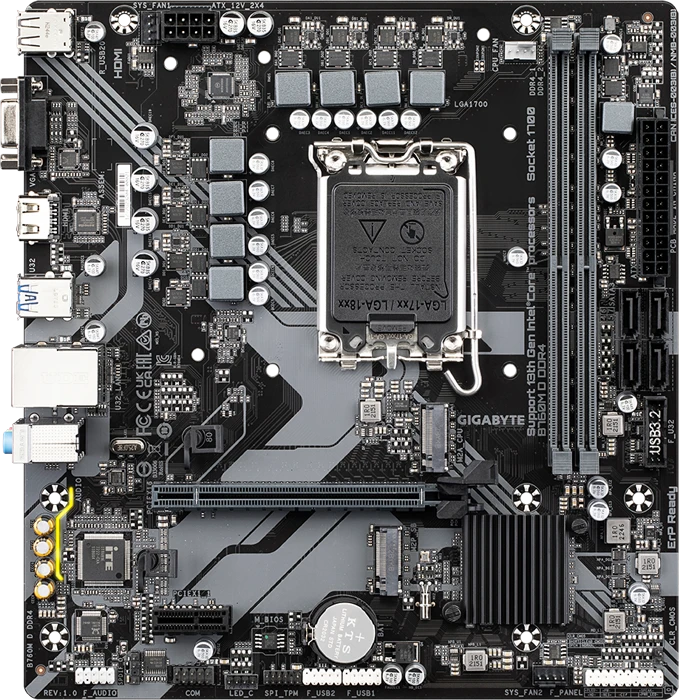 مادربرد GIGABYTE مدل B760M D DDR4 (rev. 1.0)