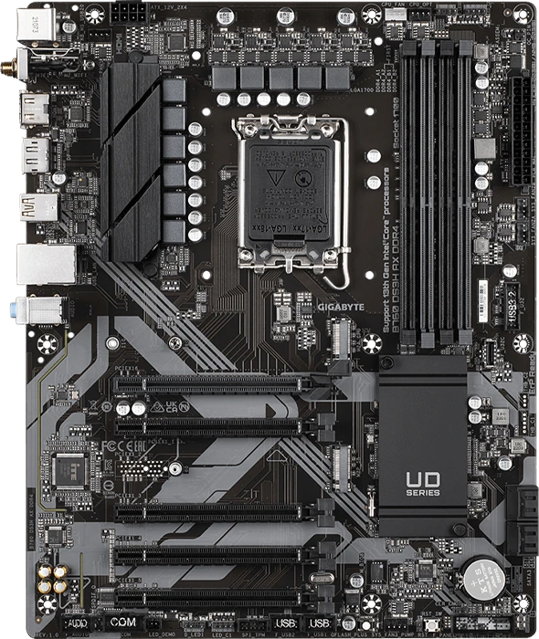 مادربرد GIGABYTE مدل B760 DS3H AX DDR4 (rev. 1.x)