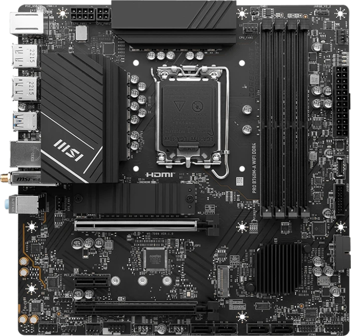 مادربرد MSI مدل PRO B760M-A WIFI DDR4